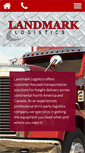 Mobile Screenshot of landmarklogistics.net